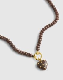 Semiprecious Beaded Charm Necklace at Madewell